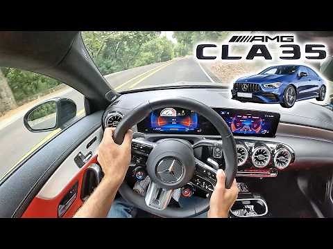 A Little Fun for a Lot of Cash // 2024 Mercedes-AMG CLA35 Drive Review (POV)