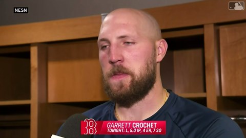 Garrett Crochet on his subpar outing