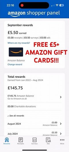 Amazon Shopper Panel - Easy and Free £5+ per month for submitting receipts! Contact Amazon to join!