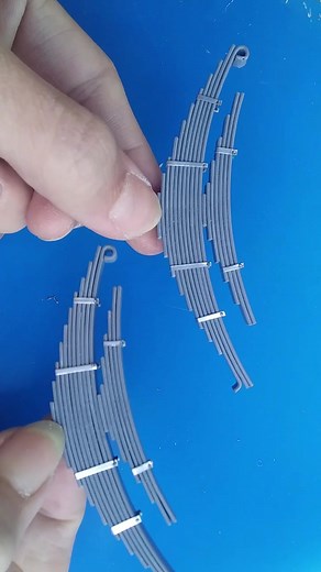 Homemade leaf springs from PVC