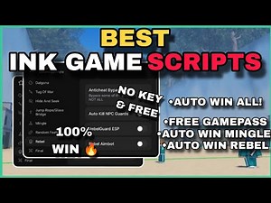 100% WIN!🔥 Ink Game Script No Key Ringta Hub 2025 + Full Gameplay - Free Dash&Phantom Power,Auto win