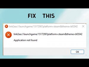 How to Fix Battlefield 2042 Steam Won't Launch x EA app