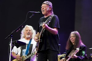 Neil Young plays 'Till The Morning Comes' for the first time at French billionaire's private gig