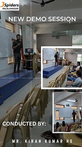TODAY DEMO SESSION CONDUCTED BY OUR TRAINER MR.KIRAN KUMAR H S For better future, Join us. DATE: 11/05/2023 Time: 9:30 am CONTACT SOON!!! FOR Registration click on the below link https://docs.google.com/.../1FAIpQLSekbPBzB6g.../viewform... @jspiders.rajajinagar #java #fullstack #jquery #bootstrap #github #typescript #html #css #djangoframeworks #django #expressjs #ecma #ecmascript #sql #frameworks #corejava #python #development #jdbc #hibernate #javascript #nodejs #database #mysql #mongodb #angu