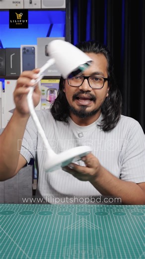 rechargeable desk lamp,with long time back-up. এটার সুবিধা হলো আপনি সরাসরি power supply দিয়েও use করতে পারবেন!😎 | Liliput Shop