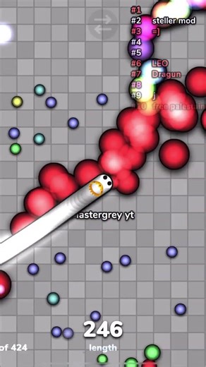TROLLING IN SLITHER.IO #gaming #slither #games #clip #gameplay #funny #funnysnake #slitherio #viral