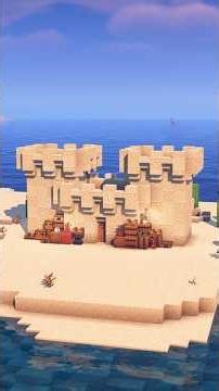 Minecraft Easy Desert Castle #shorts