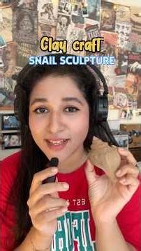 DIY Clay craft 🐌 malayalam #claycraft #clayvideos #clayart #diy