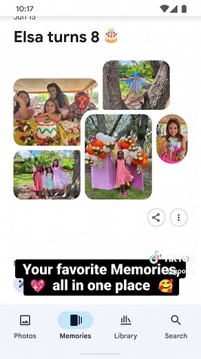 Scrapbooks 🤝 AI Check out the new Memories view in Google Photos, where you can save, customize and share your fave moments. #Google #GooglePhotos