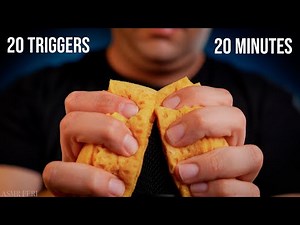 ASMR 20 Triggers for 20 Minutes of Brain Melting Tingles (No Talking)