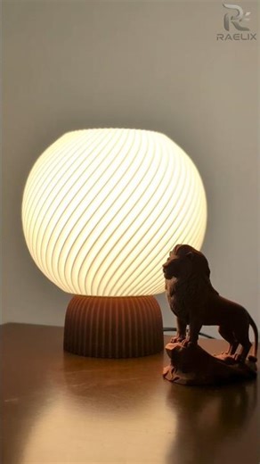 The Perfect Valentine’s Gift for Someone Special 🕯️✨ | Minimal 3D Printed Table Lamp for Cozy Spaces