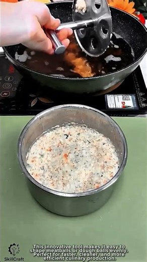 Innovative tool meatball mold for efficient cooking work