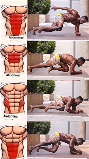 Abs Workout at Home ⚡️🔥 | Get 6 Pack Fast 💪 #abs #trending #fitness #gymtok