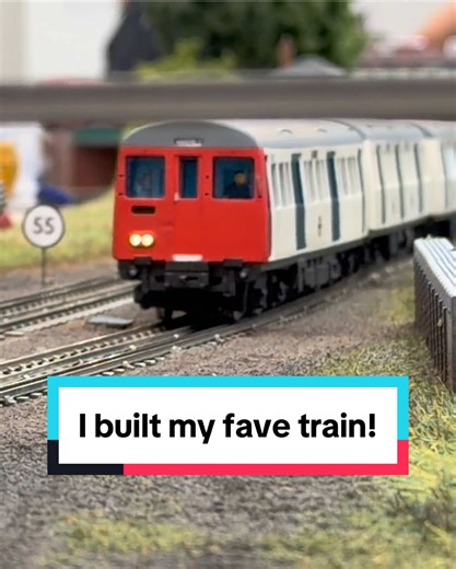 Finally i blhave built my favourite Underground train for my model railway! #londonunderground #AStock #metropolitanline #modelrailway