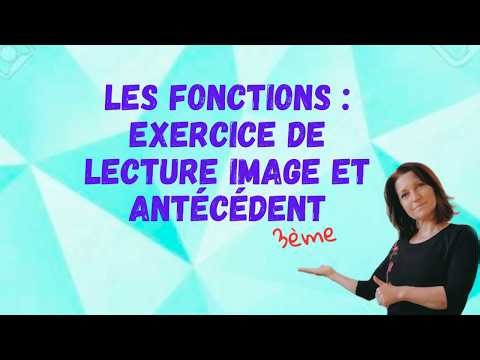exercice de repère - antécedent / image Mathématiques collège. niveau 3ème. Abonnement gratuit 🔔 👍🏻