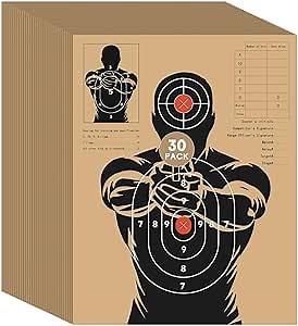Amazon.com : 30 Pack Cardboard Shooting Targets for The Range, 17x13 Inch Targets for Shooting Indoor and Outdoor : Sports & Outdoors