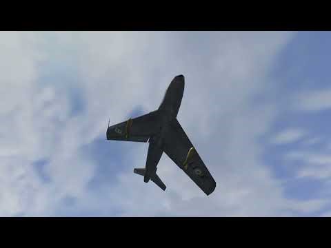 IL2 1946 * North American F-86 F25E Sabre * Dive Bombing Training * MOD B.A.T. v4.3 "DANGER ZONE"