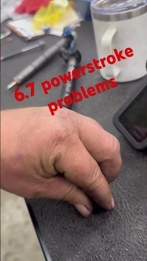 2011 6.7 Powerstroke with a knock and blow by! Injector?! #powerstroke #mechanic #dieselrepair