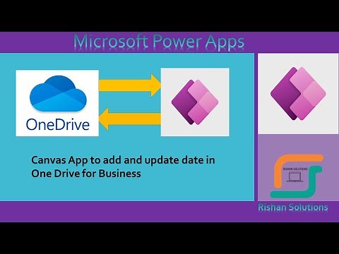Power apps with One drive for Business