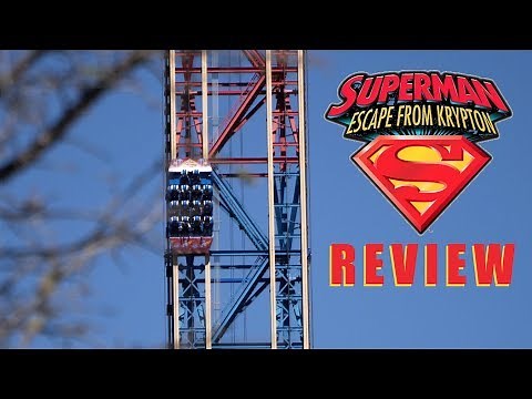 Superman: Escape From Krypton Review | DEFUNCT Six Flags Magic Mountain Roller Coaster