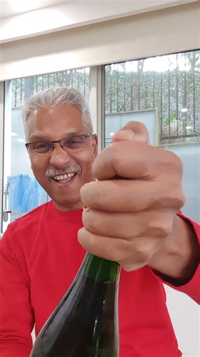 3 steps to safely open a champagne 🍾. #incontrol #champagne #goodforthesoul