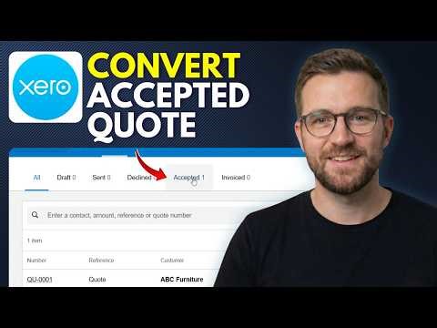 How to convert an accepted quote to an invoice in Xero (Step By Step 2026)