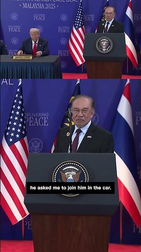 'I was in prison but you almost got there' Malaysian leader jokes to Trump