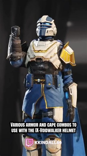 Armor and cape combos with new Voidwalker helmet