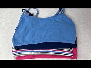 Rene Rofe Girls' Joelle Training Bra – 10 Pack Stretch Cotton Cami Bralette