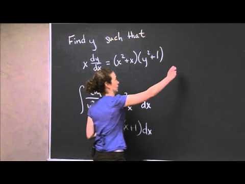 Differential Equation | MIT 18.01SC Single Variable Calculus, Fall 2010