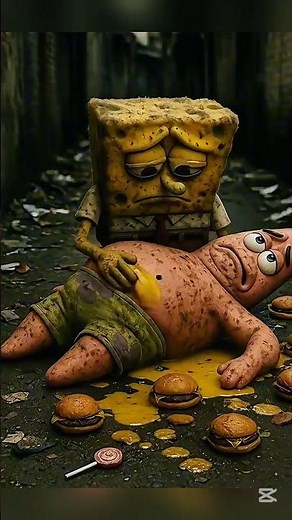 "Bob Esponja vendió a Gary por ESTO... 😭💔 (Final Triste)" #shorts #spongebob #terror