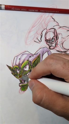2.5K views · 50 reactions | A clip adding some values to Gobby from last weekend's stream. Layering colors. I like to use a purple tint for it and then put colors on top. #artvideo #arttips #comicart #myartstyle #howtodraw | Art of Gordon Wills | Facebook