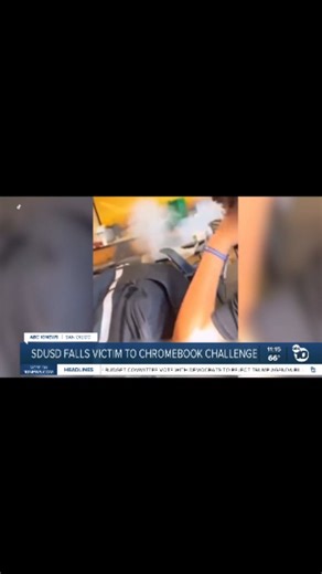 Chromebooks are for learning — not for likes. Talk to your student about the dangers of the “Chromebook Challenge.” Help us protect classroom tools and promote responsible digital behavior. More: https://bit.ly/chromebookchallenge25 #StudentSafety #ChromebookChallenge #DigitalCitizenship | San Diego Unified School District