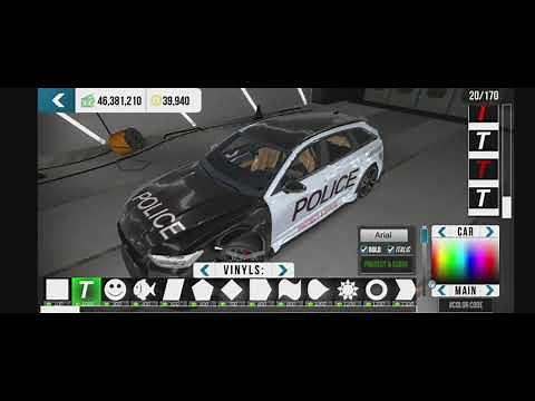 How to create police car in Car Parking Multiplayer