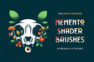 Shader Brushes for Illustrator, a Brush Add-On by pixelbuddha.net