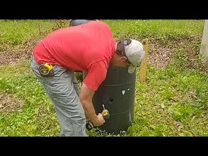 DIY Compost Tumbler That Spins - How To Make Your Own in 10 minutes