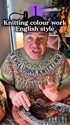74K views · 3.4K reactions | There are 100 ways to knit colourwork (fair isle) - and this is how *I* do it, as an English style knitter. I’d like to try one in each hand - mixing continental and English. How do you do it? Same as me? #knitting #knittersofinstagram #knittingtutorial #handknit #learntoknit #colourwork #strandedcolorwork | Cleevelyknits | Facebook