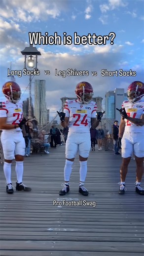 Samuel Oram-Jones 🇬🇧 on Instagram: "Which socks are best for Football? Vote & Follow ⬇️ This week we looking at which socks are your favourite to wear for games? A lot of pro guys are rocking the shivers and low socks even though the pro leagues like long socks. And Ofcourse for CFB short is the norm. Question is what’s your favourite. Keep voting & following to continue the series. - #collegefootball #football #nfl #cfb #sports #ncaa #ncaafootball #college #espn #sec #nfldraft #americanfootba