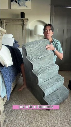 Pet stairs / ramp great for dogs that need help getting up so it’s easier on their joints