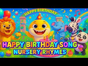 Happy Birthday Song Nursery Rhymes With Zoo Animals