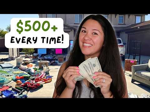 This Easy Yard Sale Setup Makes Me $500+ Every Time