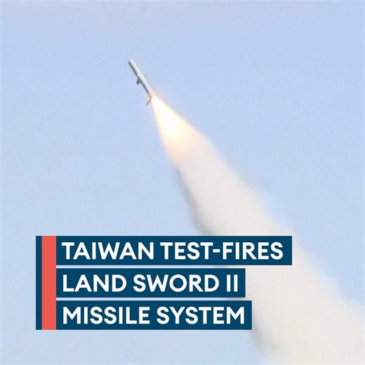 3.3K views · 46 reactions | Taiwan fires new missile system at remote coastal location During a test, a Land Sword II Missile System was launched by the country’s Armed Forces. Read more https://www.forcesnews.com/news/taiwans-military-test-fires-two-new-air-defence-systems-regional-tensions-rise | Forces News | Facebook