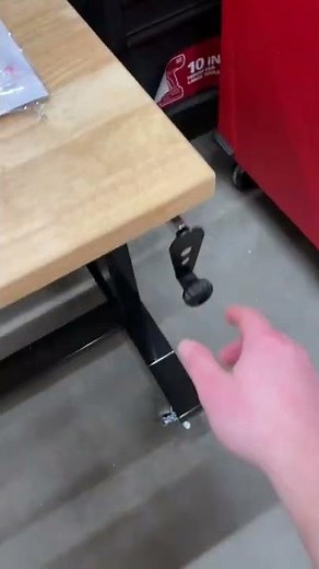 All new Husky adjustable work bench at Home Depot!