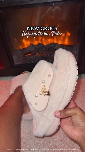1.3K views · 17K reactions | Crocs has done it again….fur slides!!! #crocs #slidesandals #womenshoes | Artavia Littlejohn | Facebook