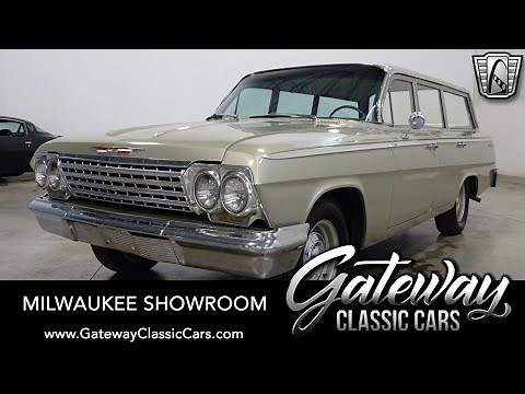 1962 Chevrolet Bel Air Wagon, Gateway Classic Cars of Milwaukee, MWK#1009