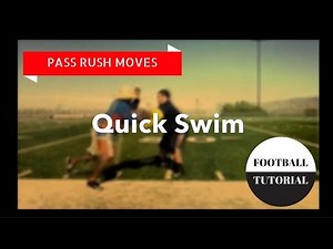 QUICK SWIM - Pass Rush Moves - American Football Tutorial - Defensive Line Drills