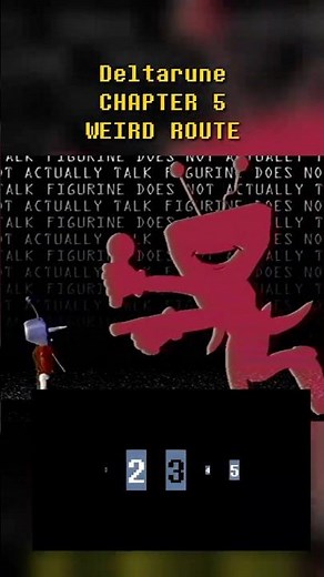 Chapter 5 WEIRD ROUTE in DELTARUNE? #deltarune #undertale #tobyfox #gaming #sans #kris #ralsei
