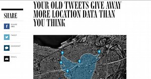 Old tweets can reveal location data, raising privacy concerns