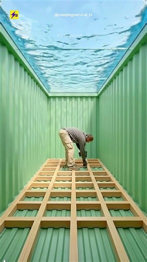 Wait… There’s a Hidden Room Under This Pool! 😳 #shorts