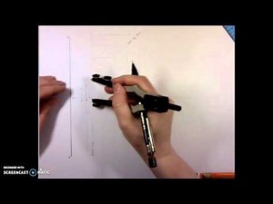 Parabola Construction (Line of Eccentricity Method)